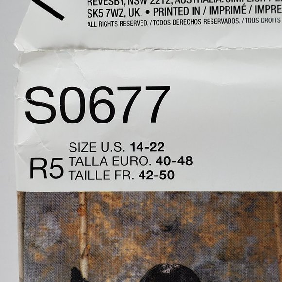 Simplicity K Rescent Costumes Misses' Dress, 14-22 - Picture 2 of 8